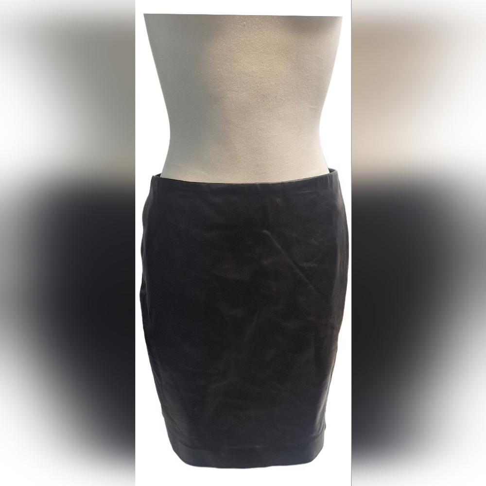 Mobwife Banana Republic Vintage Label Black Lambskin